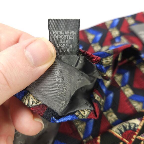 2 Robert Talbott Best of Class & Studio Geometric Silk Ties Made in the USA - Picture 4 of 7